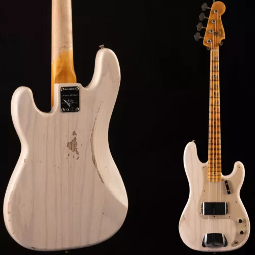 Fender Custom Shop LTD P-Jazz Bass Relic Aged White Blonde (035)
