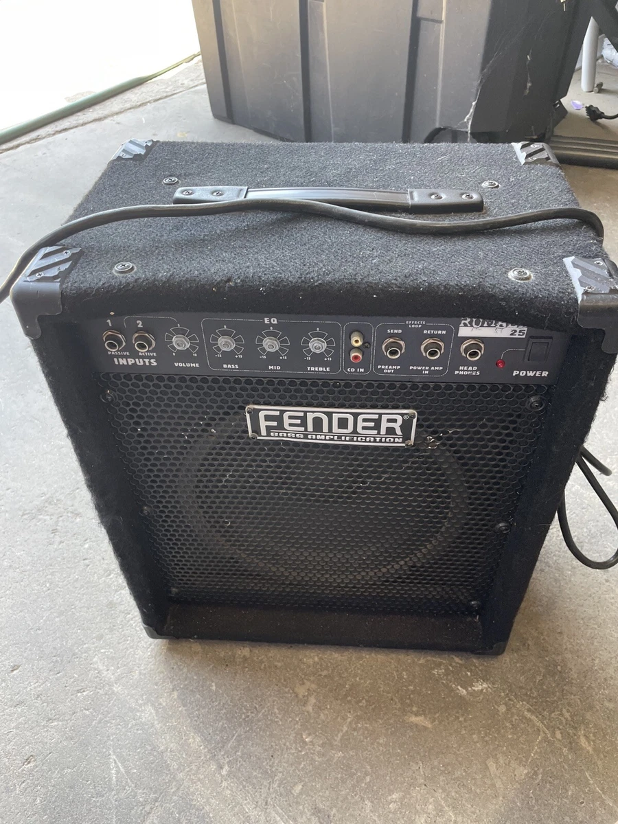 Fender Bassman 25 Combo Bass Amplifier Vintage Guitar Amp Working
