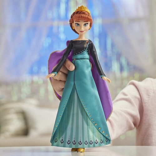 NEU Disney Frozen 2 Anna Final Musical Abenteuer singende Modepuppe Spielzeug ❄️👸 - Bild 8 von 8