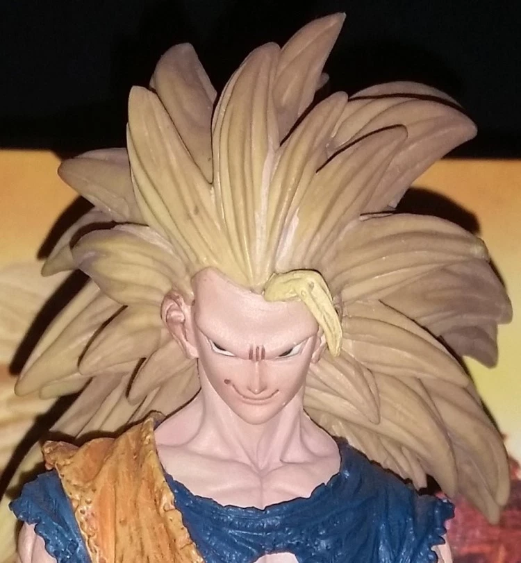 Dragon Ball DBZ Goku Super Sayan 3 Budokai T3 SCultures Banpresto originale 2011 - Immagine 4 di 4