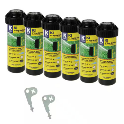 4 In. K1 Gear Drive Sprinkler (6-Pack) Free Shipping New