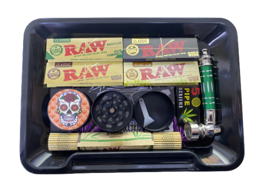 Weihnachtsgeschenk Räuchertablett Set Grinder RAW Rolling Paper Tips Halter Rollen P&P - Bild 8 von 23