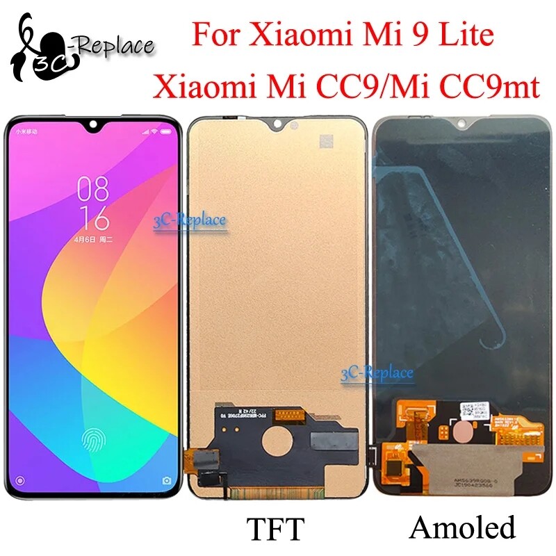 For Xiaomi Mi 9 lite M1904F3BG / CC9 M1904F3BC LCD Display Screen