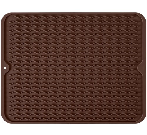 Silicone Dish Drying Mat Non-Slip Easy Clean Sink Mat Large Heat-resistant Di... - Picture 1 of 7