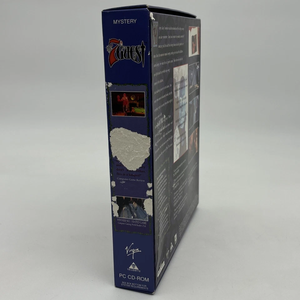 The 7th Guest & The 11th Hour Vtg Big Box Horror PC Game Lot Open Box Sealed CDs - Image 4 of 4