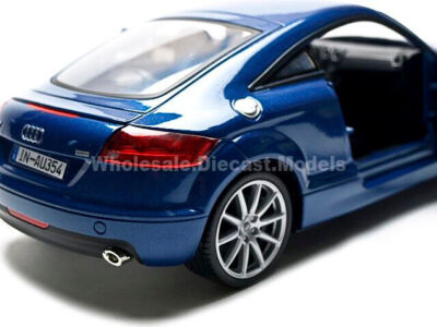 2007 AUDI TT COUPE BLUE 1/18 DIECAST MODEL CAR BY MOTORMAX 73177