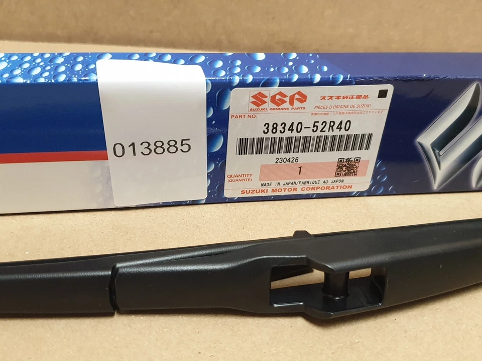 Limpiaparabrisas trasero Suzuki Swift moldeado especial 2017-en 38340-52R40 genuino NUEVO Foto 4 de 4