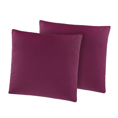 Kissenhüllen 2er Set 40 x 40 cm Mikrofaser Dekokissen HTI-Living