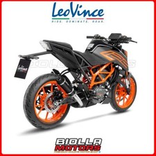 3399EU KOMPLETTANLAGE LEOVINCE KTM DUKE 125 2021 - 2023 GP CORSA EVO CARBON FIBE