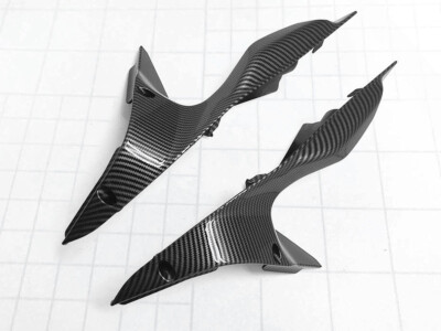 For Ducati 848 1098 1198 Carbon Fiber Upper Front Dash Air Intake Fairing Cowl