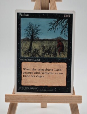 Fäulnis 4. Edition Magic Karte MTG Deutsch (Blight )