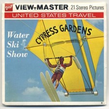 Water Ski Show Cypress Gardens GAF View-Master Packet A-967 Exc. Cond.