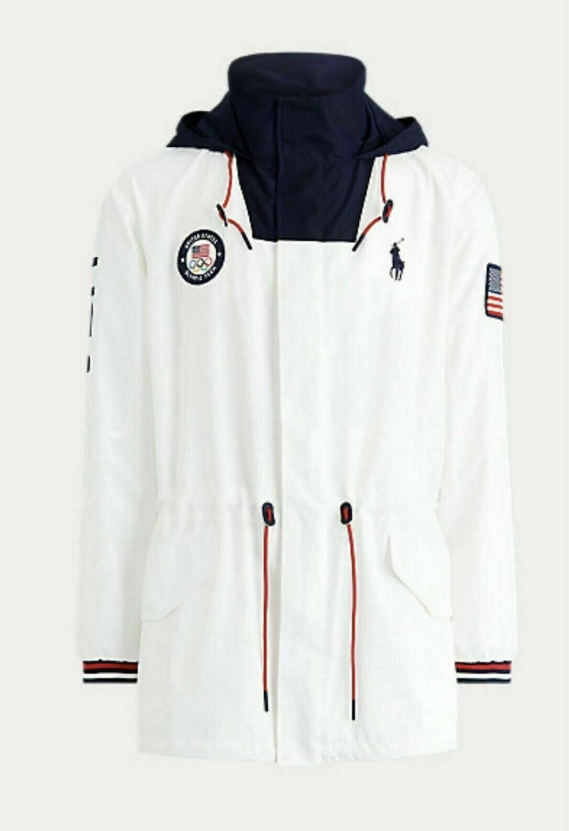 ジャケット・アウター POLO Ralph Lauren 2020 USA Olympic Team NWT Polo Ralph Lauren WHITE TEAM USA OLYMPIC Closing
