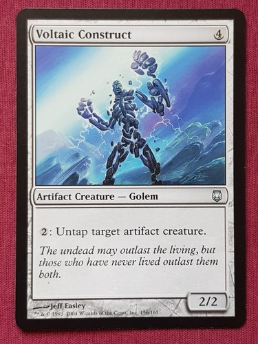 Magic The Gathering DARKSTEEL VOLTAIC CONSTRUCT artifact card MTG