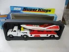 Matchbox Lesney Superkings K-27 Boat Transporter- WHITE CAB, "Miss Embassy", box