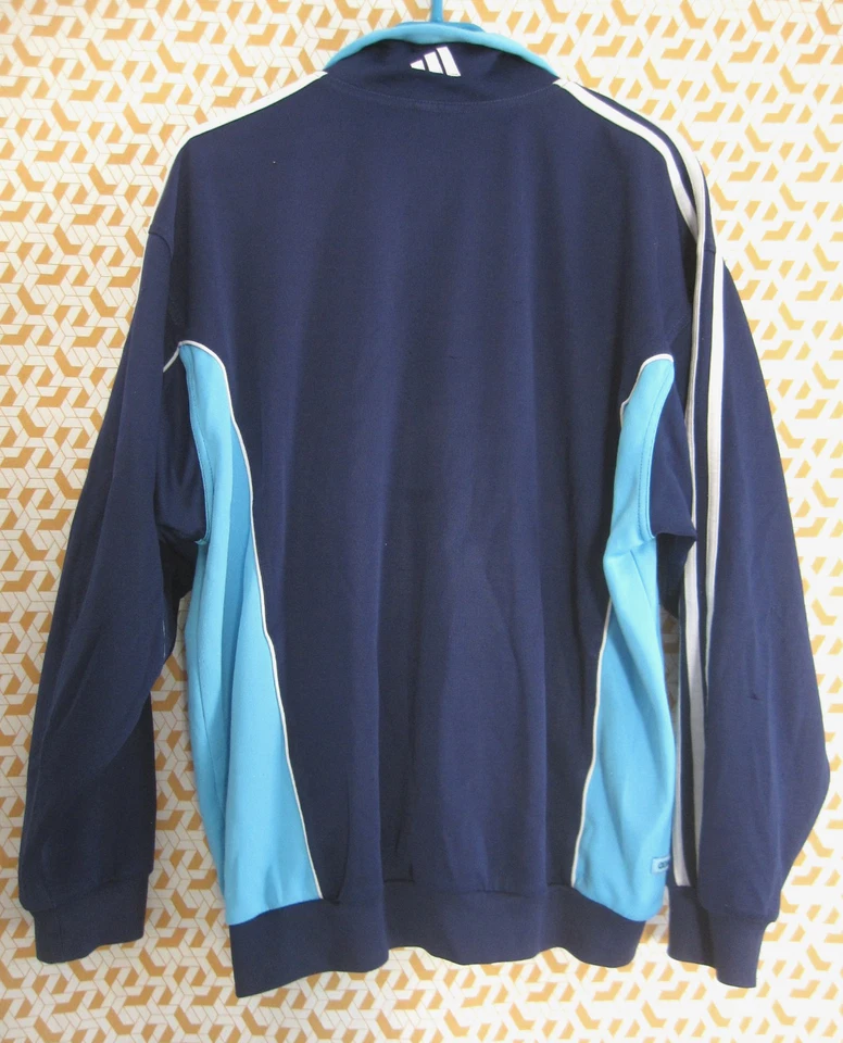 Sweat Adidas Bleu Vintage Olympique Marseille années 2000 OM - 186 / XL - Photo 2/4