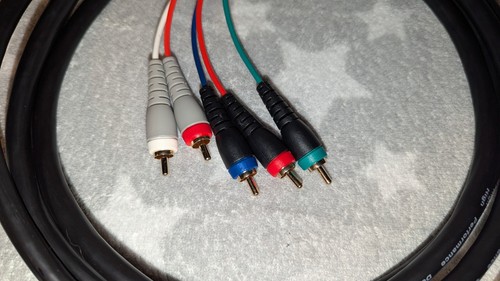 *New* Xbox (Original) Component Cable Shielded 2.8m - HD Lead 720p 480p 1080i - Picture 4 of 6