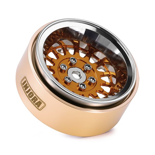 INJORA ModuWheel 1.3" CNC Beadlock Wheels for 1/18 1/24 RC Crawler,-4.4mm Offset - Picture 32 of 55