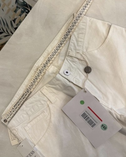 GUESS JEANS Pantalone da Ragazza Pantaloni 16 Anni Bianchi - Foto 3 di 5
