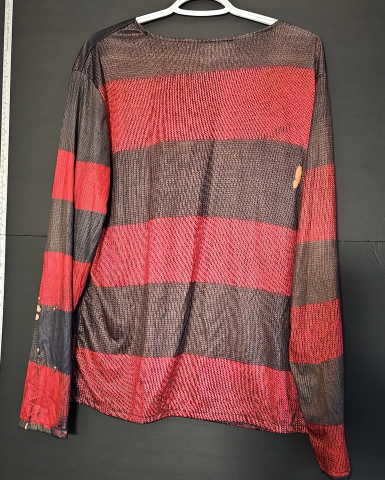 Pesadilla en Elm Street Freddy Krueger Hombres Disfraz Disfraz Disfraz Disfraz Conjunto, M, Nuevo con Etiquetas Foto 2 de 4