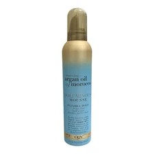 OGX Renewing + Argan Oil of Morocco Voluminous Mousse Flexible Hold / 8oz