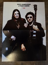 y2k Ozzy Osbourne & Tony Iommi Guitar World Band Poster
