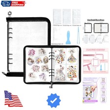 Sticker Organizer Binder Sticker Storage Organizer Reusable Sticker Book Coll...
