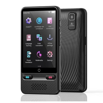 AI Language Translator 138 Languages Voice Photo Offline Portable Travel Device