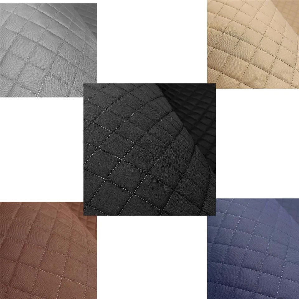 DECORWELT Polsterstoff Wasserdicht Oxford 160 cm Meterware Steppung 5x5 für Möbel Outdoor