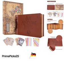 Photoalbum Scrapbook 80 Seiten  11.9x7.6 Zoll für Reisen Hochzeit