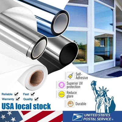 One Way Mirror Tint, Home Window Film Privacy Protect UV Reflective Anti Glare