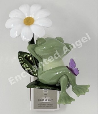 Bath & Body Works Frog Daisy Nightlight Wallflowers Plug Butterfly Light Up 24/7