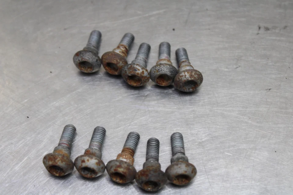 03-04 YAMAHA YZF R6 06-09 R6S FRONT BRAKE ROTOR BOLTS DISC HARDWARE SCREW SET Foto 2 de 4