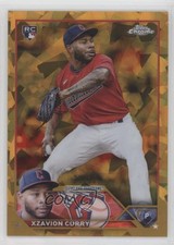 2023 Topps Chrome Sapphire Edition Gold /50 Xzavion Curry #513 1d0h