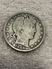 1906 p barber half dollar. (Good).