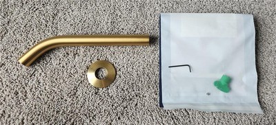 Kohler T23890-2MB Components Lavatory Wall Spout Vibrant Brushed Moderne Brass