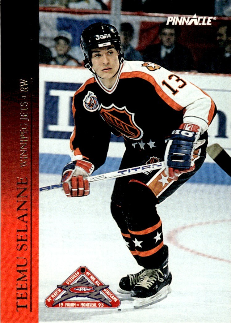 1993-94 Score Canadian Pinnacle All-Stars Teemu Selanne Winnipeg Jets #32