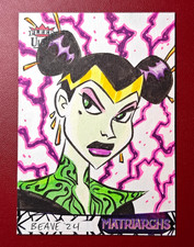 2021 Fleer Ultra Matriarchs Mystique  1/1 Sketch Card by Ethan Beavers