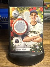 2025 Topps Holiday - Relics Christian Yelich #PR-CY (MEM)