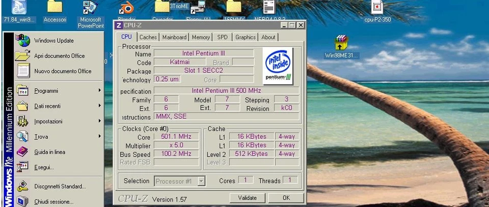 Cpu processore P3 slot1 Katmai 500 MHz - Immagine 3 di 3