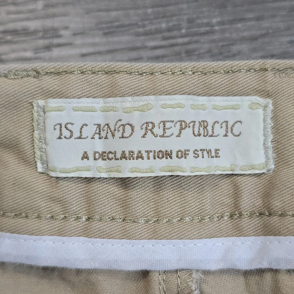 Island Republic Polo Clon Clásico Algodón Chino Pantalones Cortos Marlín Bordado Hombres 42 Foto 4 de 4