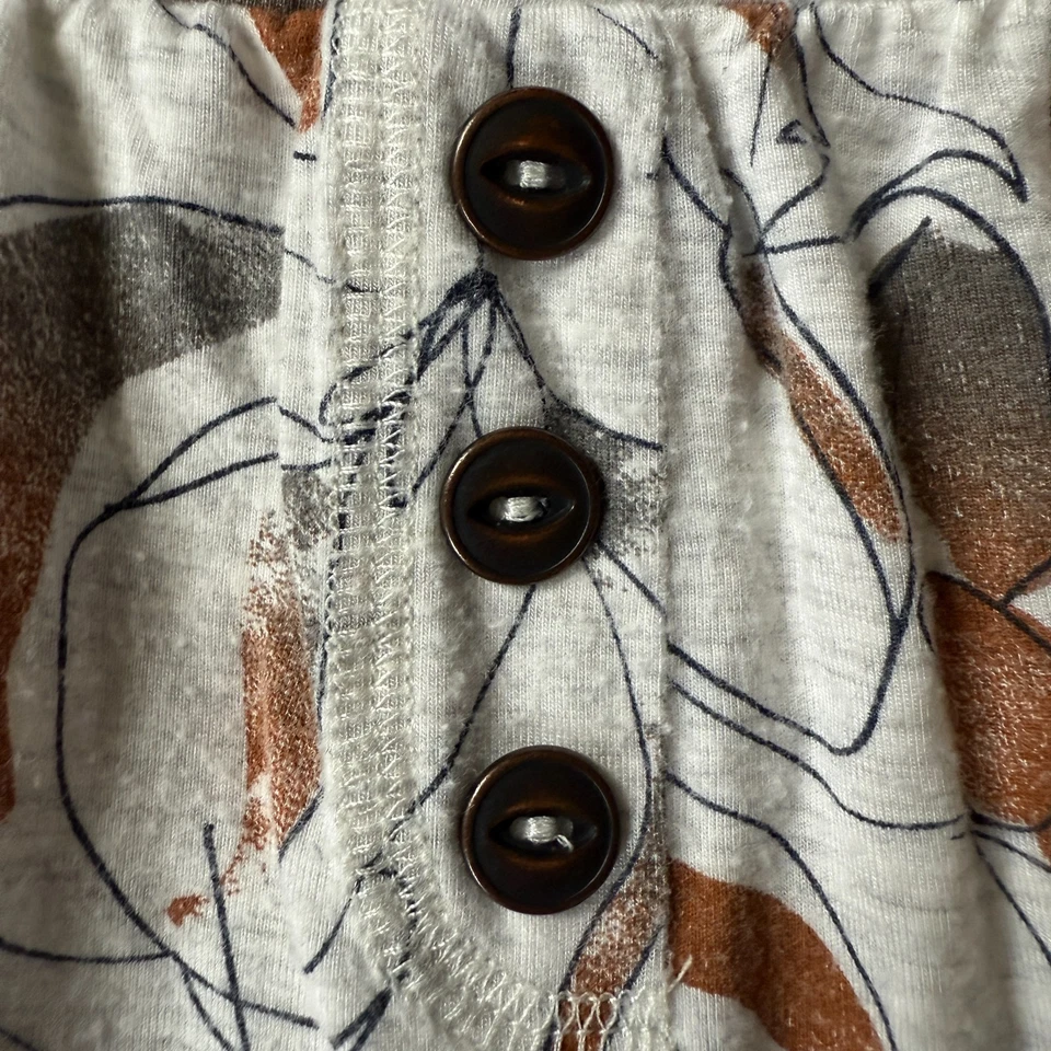 Jockey Dormir Ropa de Ocio Pantalones Cortos Elásticos con Bolsillos Crema y Marrón Talla Pequeña Foto 4 de 4