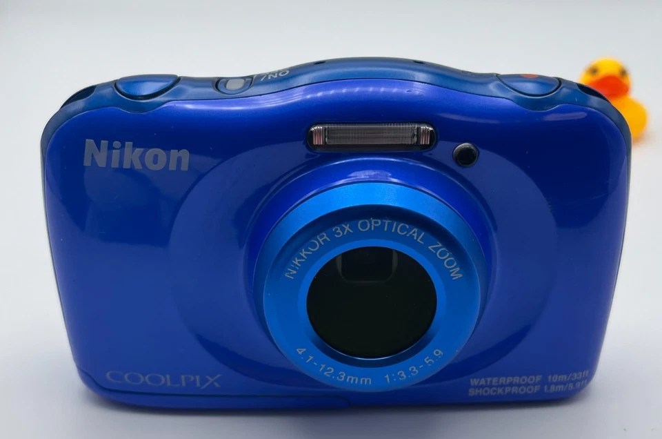 Nikon Coolpix W100 [NEAR MINT] Blue Waterproof Digital Camera From Japan 131 - Image 3 of 4