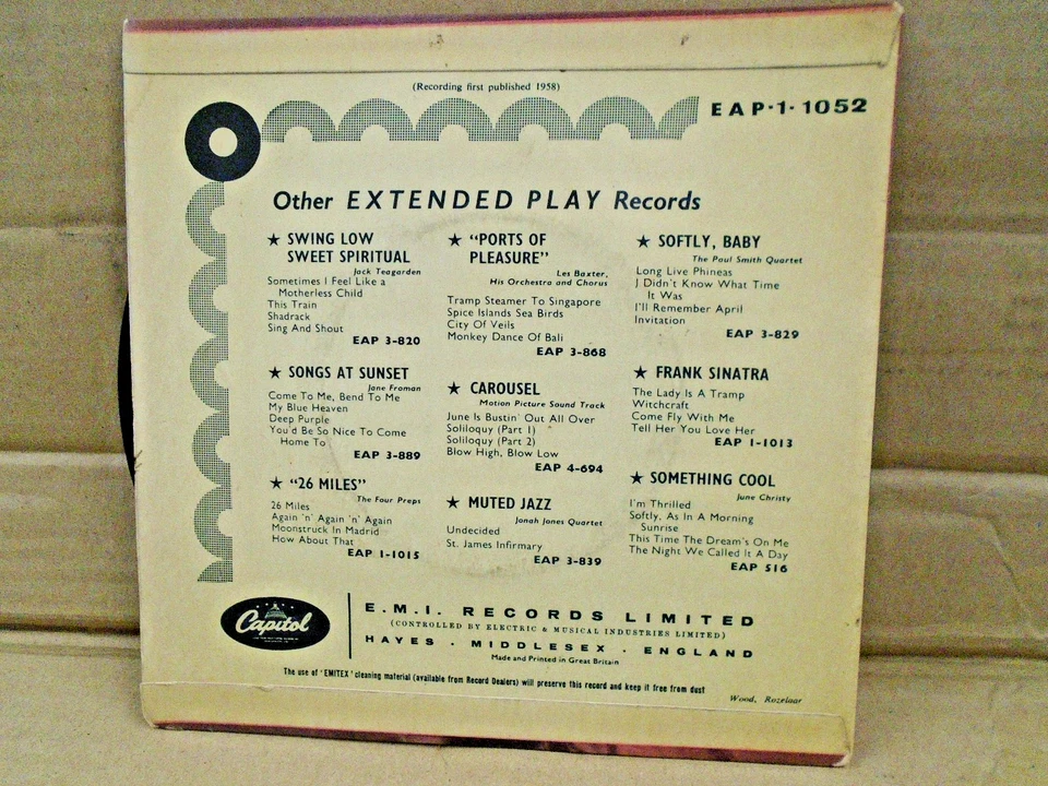 PEGGY LEE E.P. " FEVER " Or. UK CAPITOL EX+ COND. IN Or.PIC SL. Foto 2 de 2