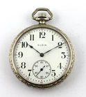 Elgin Antique 17J Mechanical Pocket Watch  Gr.345  12s  17767765  RUNS!