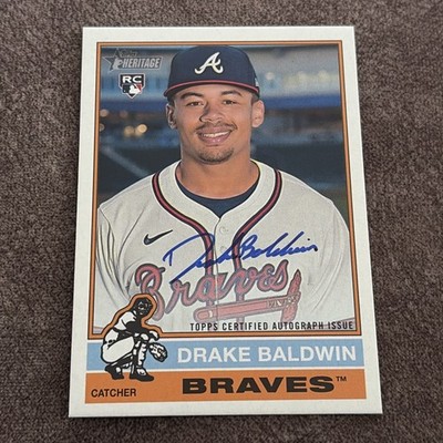 2025 Topps Heritage High Number - Real One Autographs Drake Baldwin #ROA-DBA RC