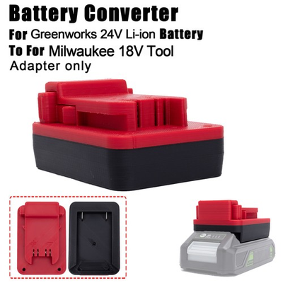 #ad #ad Adapter Suitable For Greenworks 24V Li Ion Battery To Fits Milwaukee 18V Tools $31.91