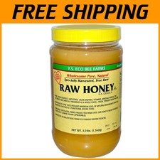 Y.S. Eco Bee Farms Raw Honey, 3 lbs, Pack of 2