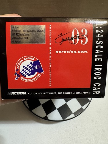 AUTOGRAPHED Dale Jarrett #7 True Value IROC Daytona Win 2001 1/24 Nascar Diecast - Picture 15 of 16
