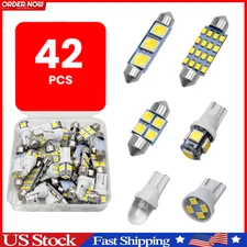 42 Pieces Interior Car Lights, Super Bright White Dome Map Tail Cab Lights Bulb